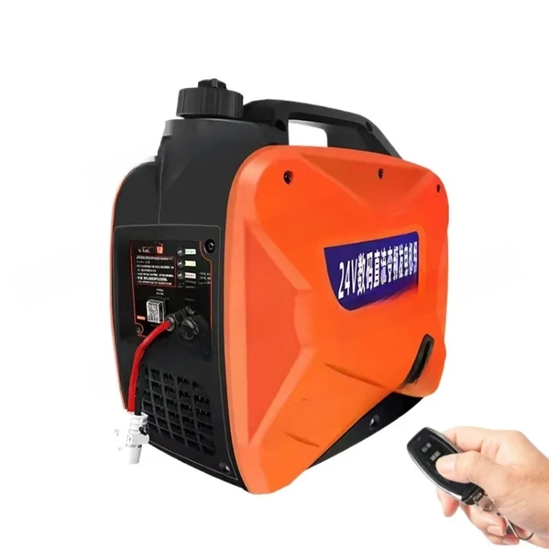 2.5/3KW Parking Conditioner Automatic Gasoline 24V Remote Start Cargo Vehicle Silent Small Generator Household