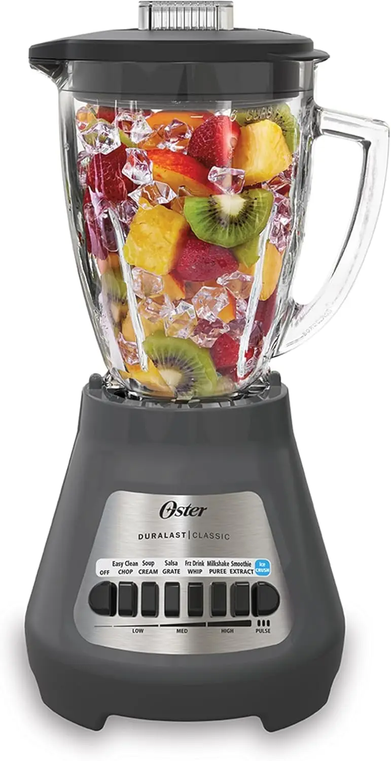 

Classic Series 8-Speed Blender with 6-Cup Glass Jar, Gray