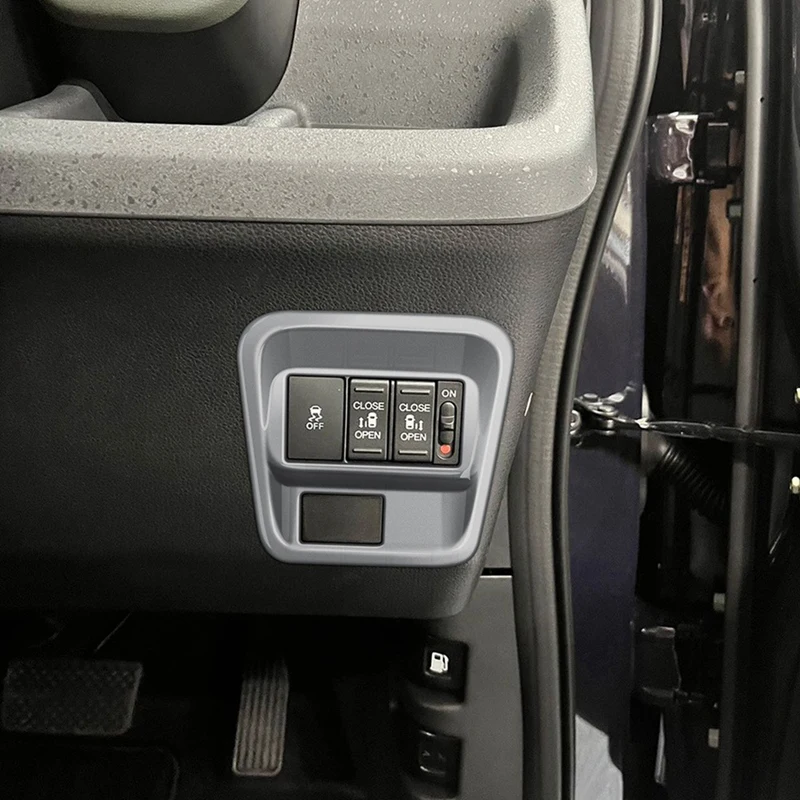 RHD Car Multifunction Button Trim Cover Stickers For Honda Freed Air Crosstar 2024 ETC Trim Frame image 3