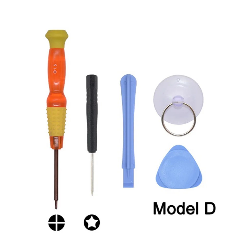 OEM 5 in 1 Lite Tool Set S2 Screwdriver Opening Tools Kit for iPhone 4 5 6 DIY Repair Replace Parts 500set/lot