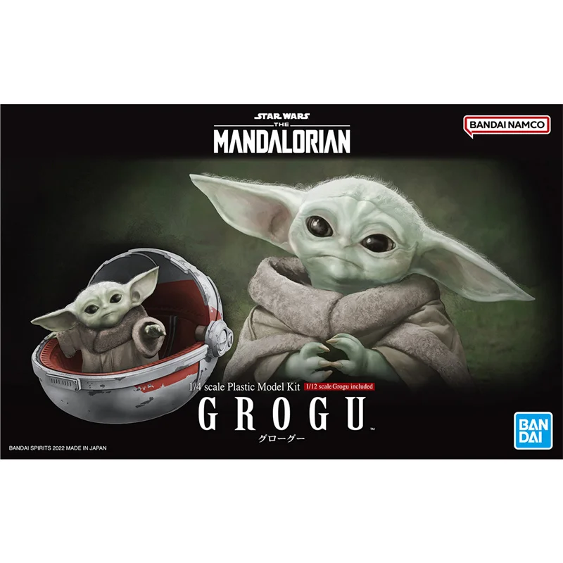 

Bandai Original 1/4 scale Plastic Model Kit GROGU STAR WARS Assembly Model Toys Collectible Model Ornaments Gifts For Children