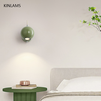 Cream Style Bedroom Wall Lamp Bedroom Bedside Simple Magnetic Suction Corridor Hallway Staircase Living Room Rotating Lighting