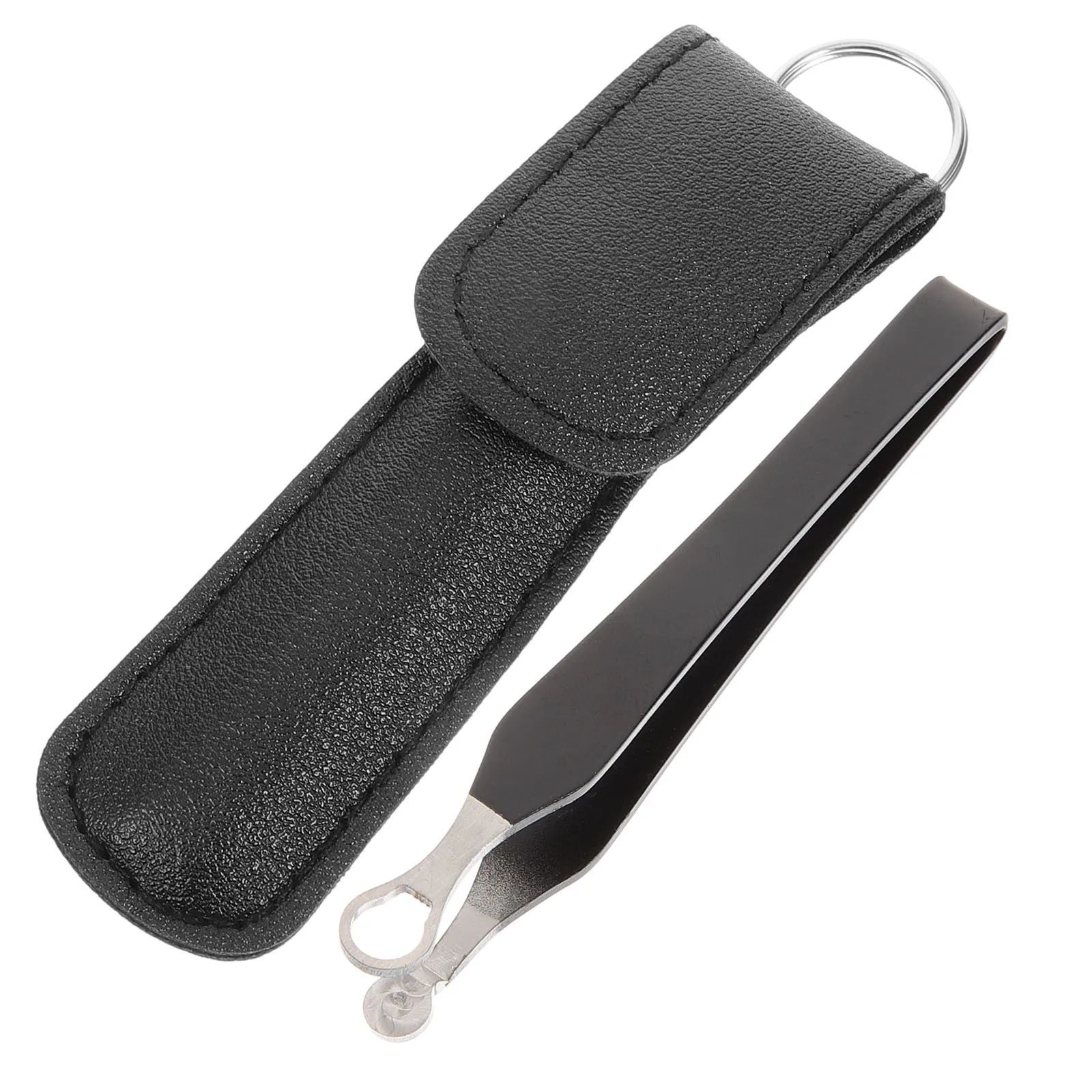 

1 set 1 Set Stainless Steel Nose Hair Trimmer For Men Reusable Metal Ear Beard Clipper With Case Circular Design Nose Hair Tool