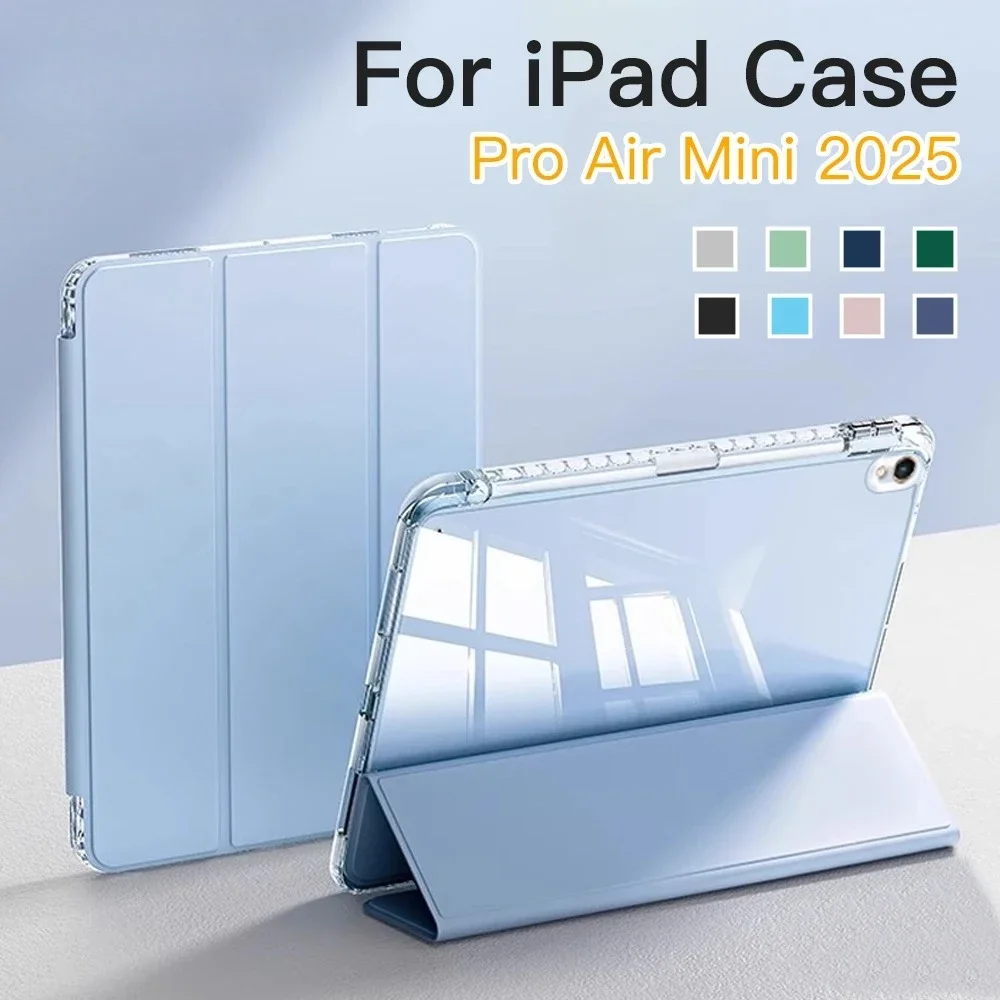 

2025 New for Ipad Pro M5 6th Generation Case for IPad A16 11 10 th Mini7/6 Air M3 7/6/5/4 A17 Pro 12.9 11 13 " M4 M2 Tablet Case