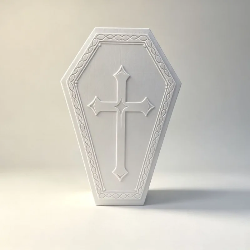Environmentally friendly PLA biodegradable pet urn cross shape commemorative altar cat dog medium and large dog