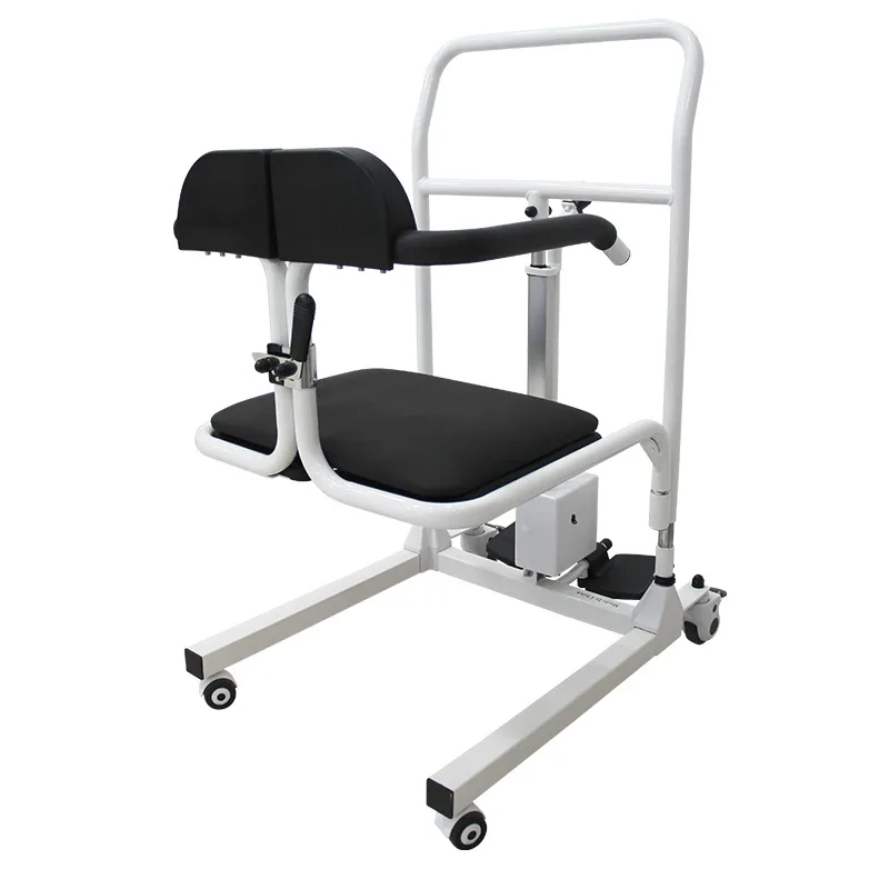 Electric Patient Transfer Lift Commode Toilet Bath Shower Chair Wheels 120kg Capacity Contemporary Design Disabled