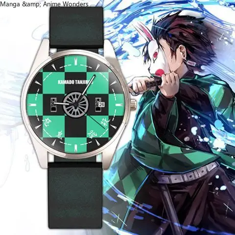 

Game Anime Demon Slayer: Kimetsu no Yaiba Digital Quartz Watch Waterproof Wristwatch Cosplay Couples Watches Gift Halloween