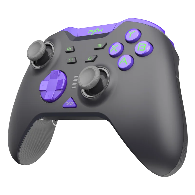 PXN P50S/P5 8K بلوتوث أذرع التحكم في ألعاب الفيديو HD صدمة قاعة الزناد الروك عصا التحكم غمبد NS/البخار/الكمبيوتر/الهاتف لوحات الألعاب اللاسلكية