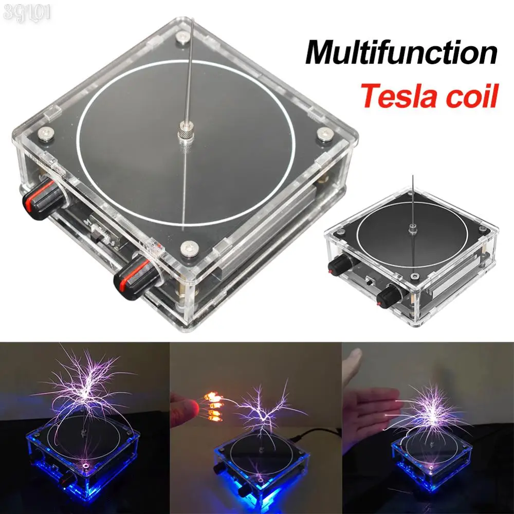 Music for Tesla Coil Speaker Wireless Transmission Touchable Artificial Spark Palm for Tesla Coil Science Teaching Experimental