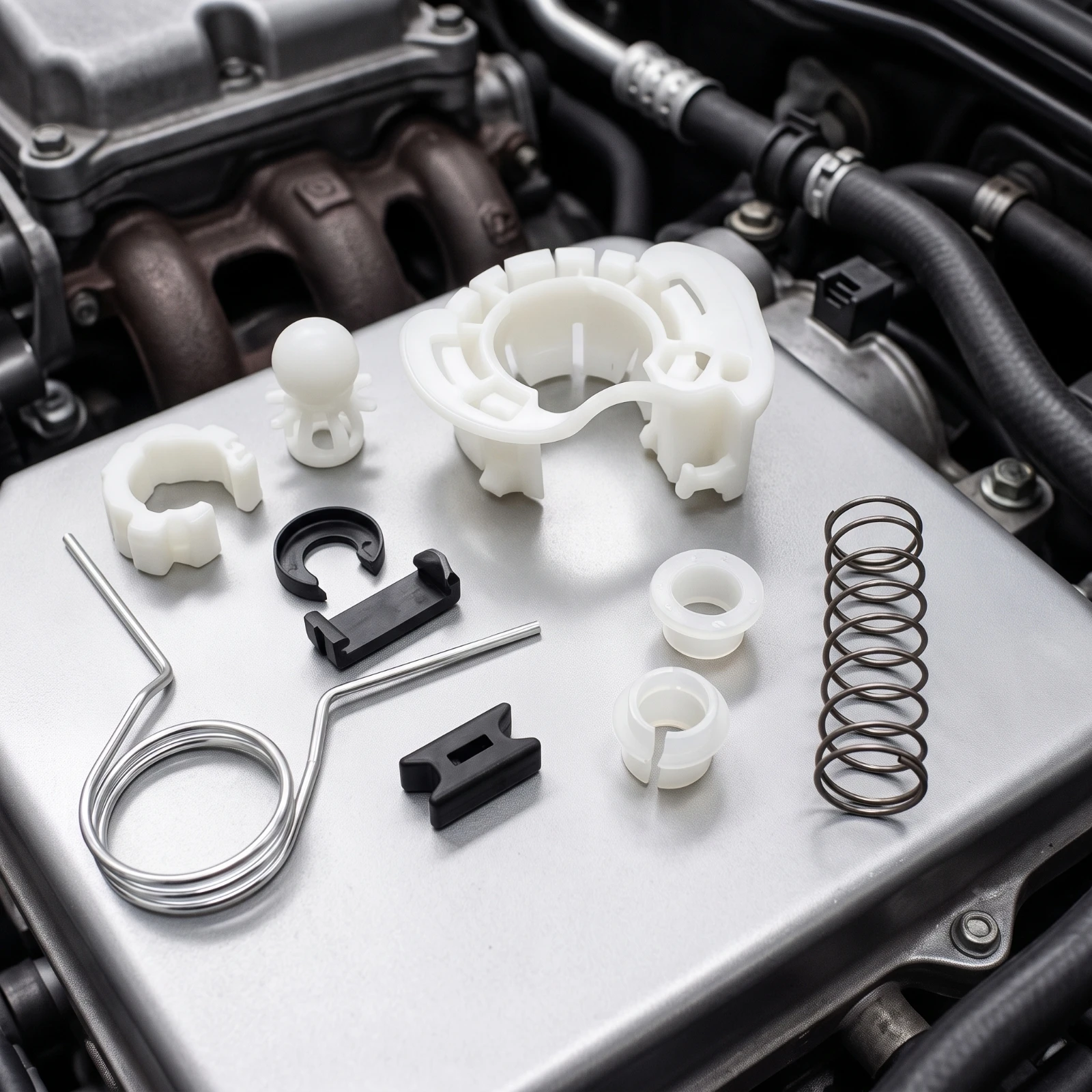 Shifter Lever Spring Bushing Kit Sturdy Shifter Bushing Repair Kit Spring Long-Lasting Hardware Heavy Duty for DIY Mechanics