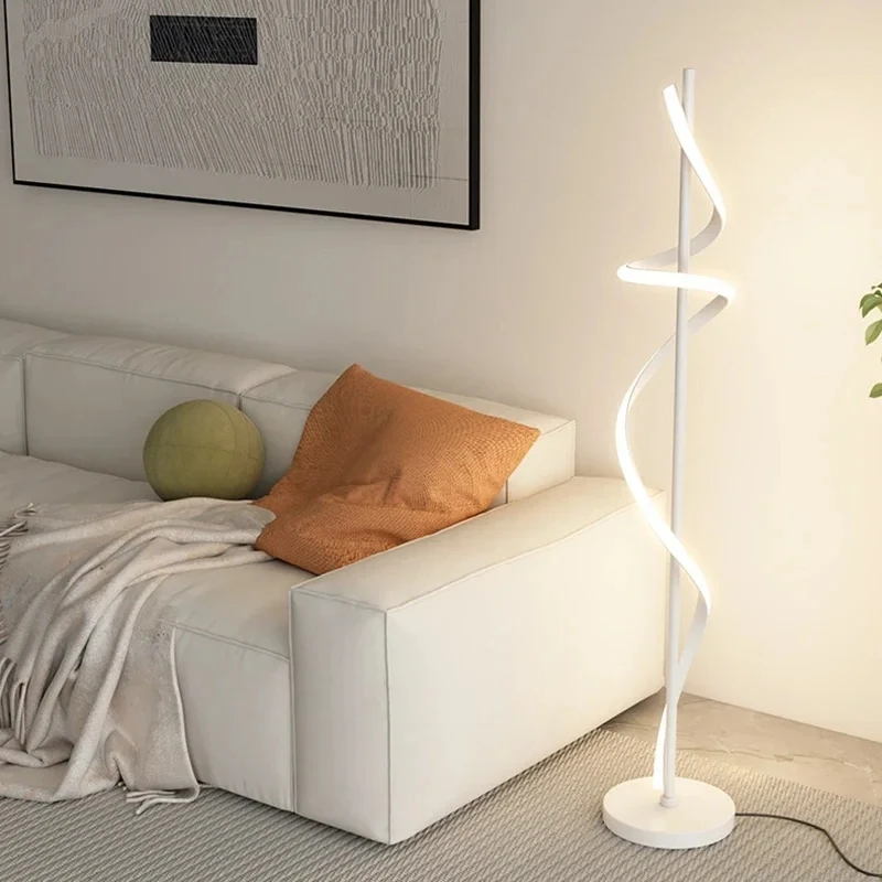 Lampadaire LED au Design Moderne et Luxueux, Luminaire Décoratif d'Nik, Idéal pour une Chambre à Coucher, un Salon ou un Bureau