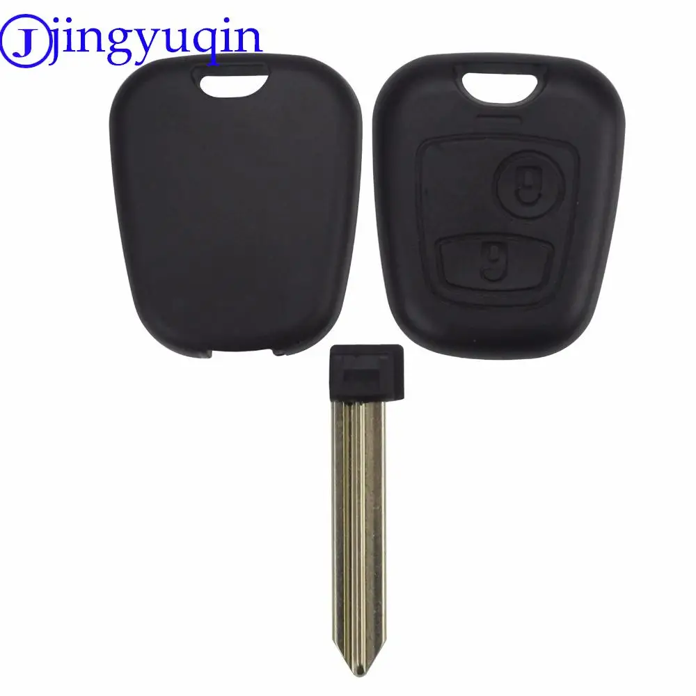 jingyuqin 2 Buttons Remote Car Key Shell Case Fob Cover For Peugeot Partner Expert Boxer SX9 For Citroen C-Elysee