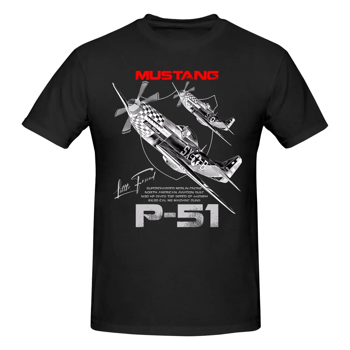 

Мужская футболка с принтом Funny P51 Mustang WW2 Fighter Aircraft, футболка унисекс, блузка