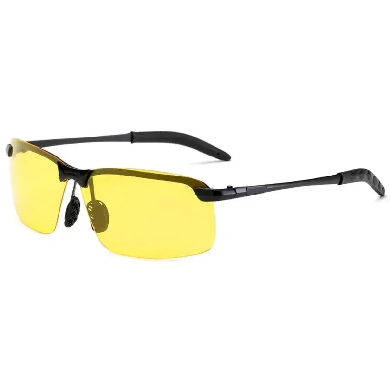 Glasses Yellow Photochromic Polarized Glasses Intelligent Color Changing Fishing Driving Day Vision Night Glasses Mirror Goggles