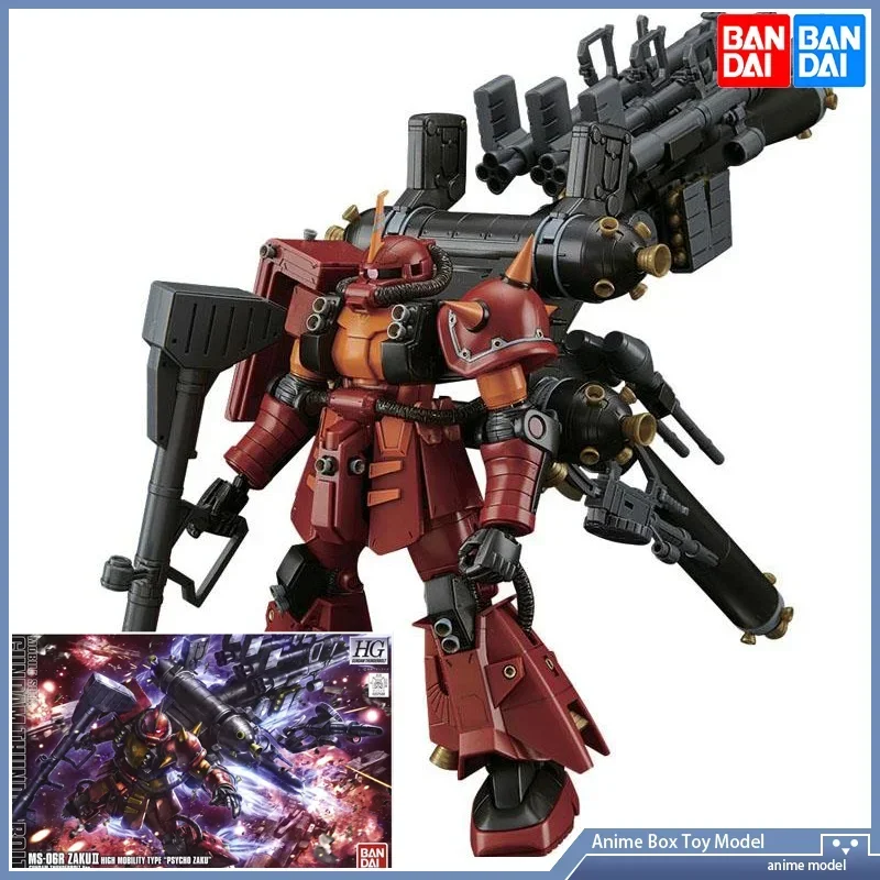 

Gundam Bandai HGGT 1/144 MS-06R ZAKU2 HIGH MOBILITY TYPE PSYCHO GUNDAM Action Assembly Model