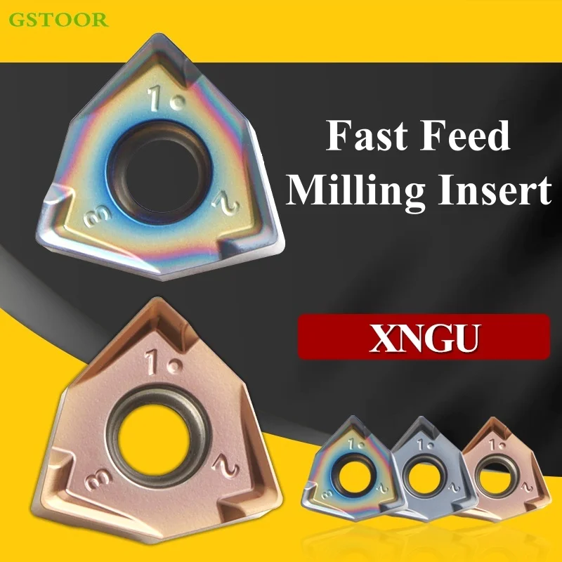 

XNGU080608TR-M CNC Lathe Fast Feed Milling Turning Tools XNGU Carbide Inserts Mill Hard Alloy Cutter Cutting Blades