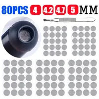 Earphone Dustproof Network Anti Dust Protector Mesh 4mm 4.2mm 4.7mm 5mm Self-Adhesive DIY Filter In-ear Headphones Accessories