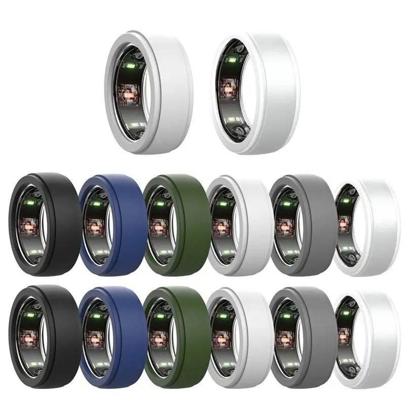 

ZIZI для Oura Ring Gen 3, ультратонкий силиконовый чехол для кольца с защитой от царапин, 14 шт., чехол для кольца для женщин и мужчин