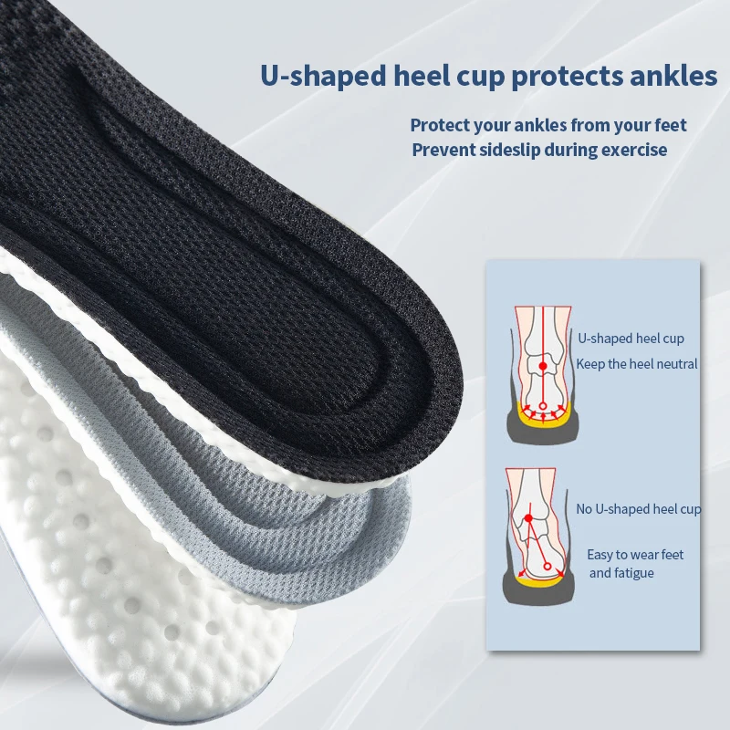 Xiaomi Youpin New Man Women Sport Insoles Memory Foam Insoles For Shoes Sole Deodorant Breathable Cushion Running Pad For Feet