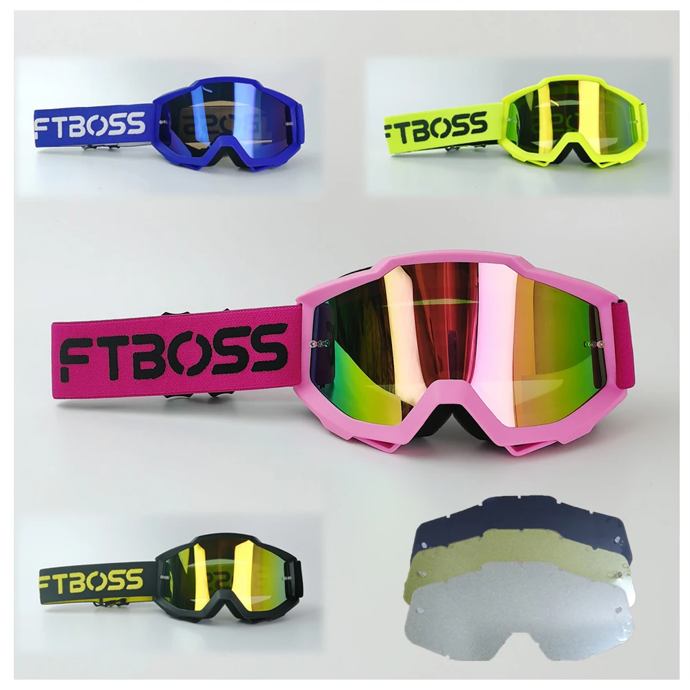 Ski Glasses Winter Motorcycles Cycling Riding Glasses FTBOSS Off-Road Goggles BMX MTB ATV Downhill Cycling Protection Glasses