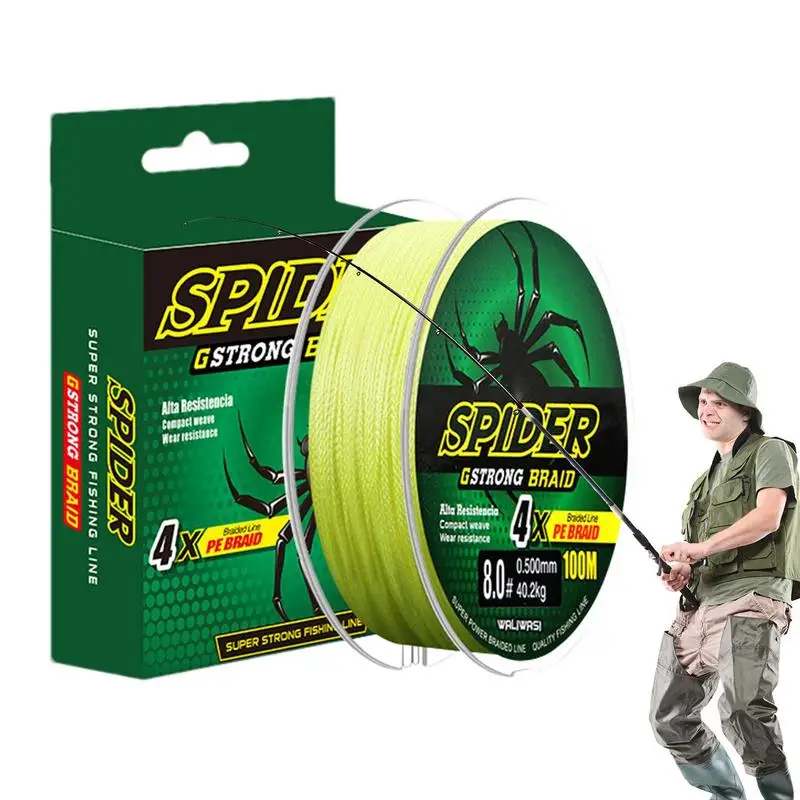 

100M PE Braided Fishing Wire 4 Strand 6LB Multifilament Fishing Wire For Carp Fishing Wire