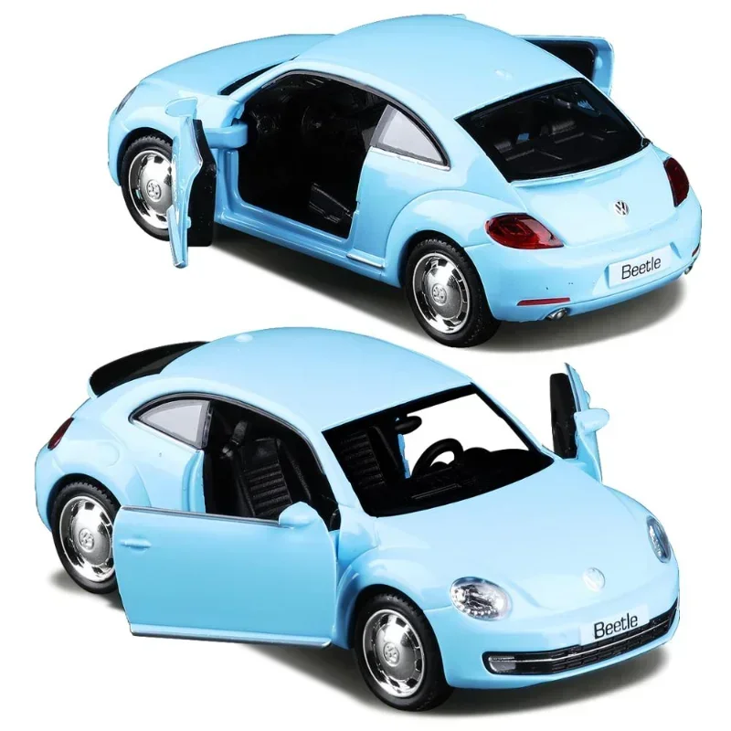 MaKeda1:36 VOLKSWAGEN Beetle Diecast Alloy Metal Licensed Collection Collectible Car Model New Pull Back Toys Vehicle F311