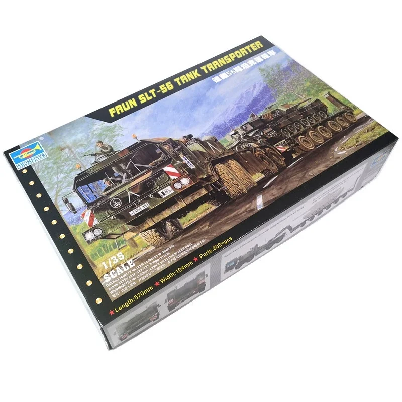 트럼펫 1/35 독일 FAUN SLT-56 탱크 트랜스포터 플라스틱 조립 퍼즐 모델