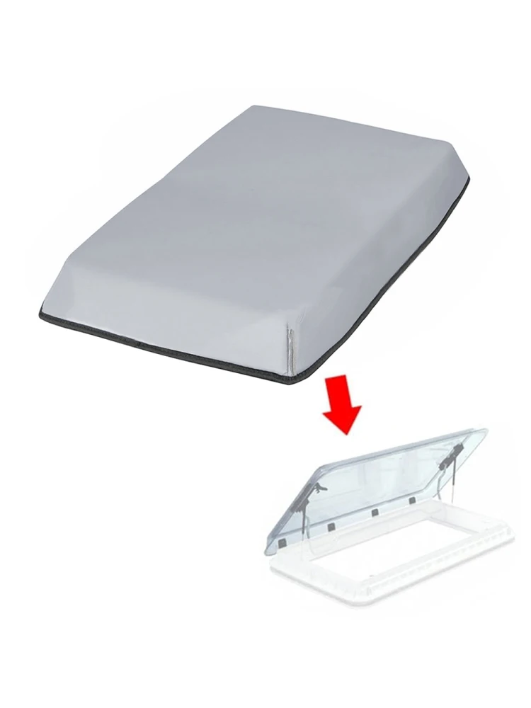 Deluxe verdickte HEKI COVER PRO Hagel-/Regenschutzabdeckung mit Wärmedämmung für Dometic Midi Heki Style Dachfenster 750*500mm