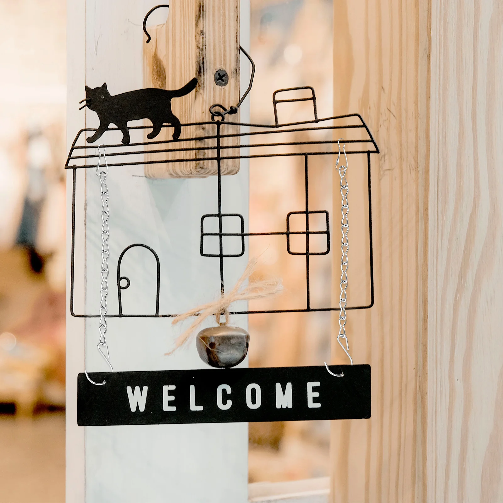 

1Pcs Heavy Duty Iron Chain Indoor Outdoor Use Flower Pot Planter Hook Suet Baskets Lanterns Wind Chimes Home Decoration