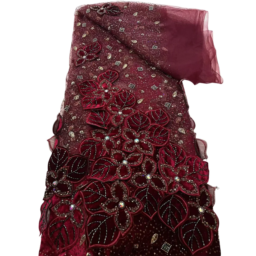 Beauty Guipure Velvet Lace Fab - Embroidery Ai 评论和价格