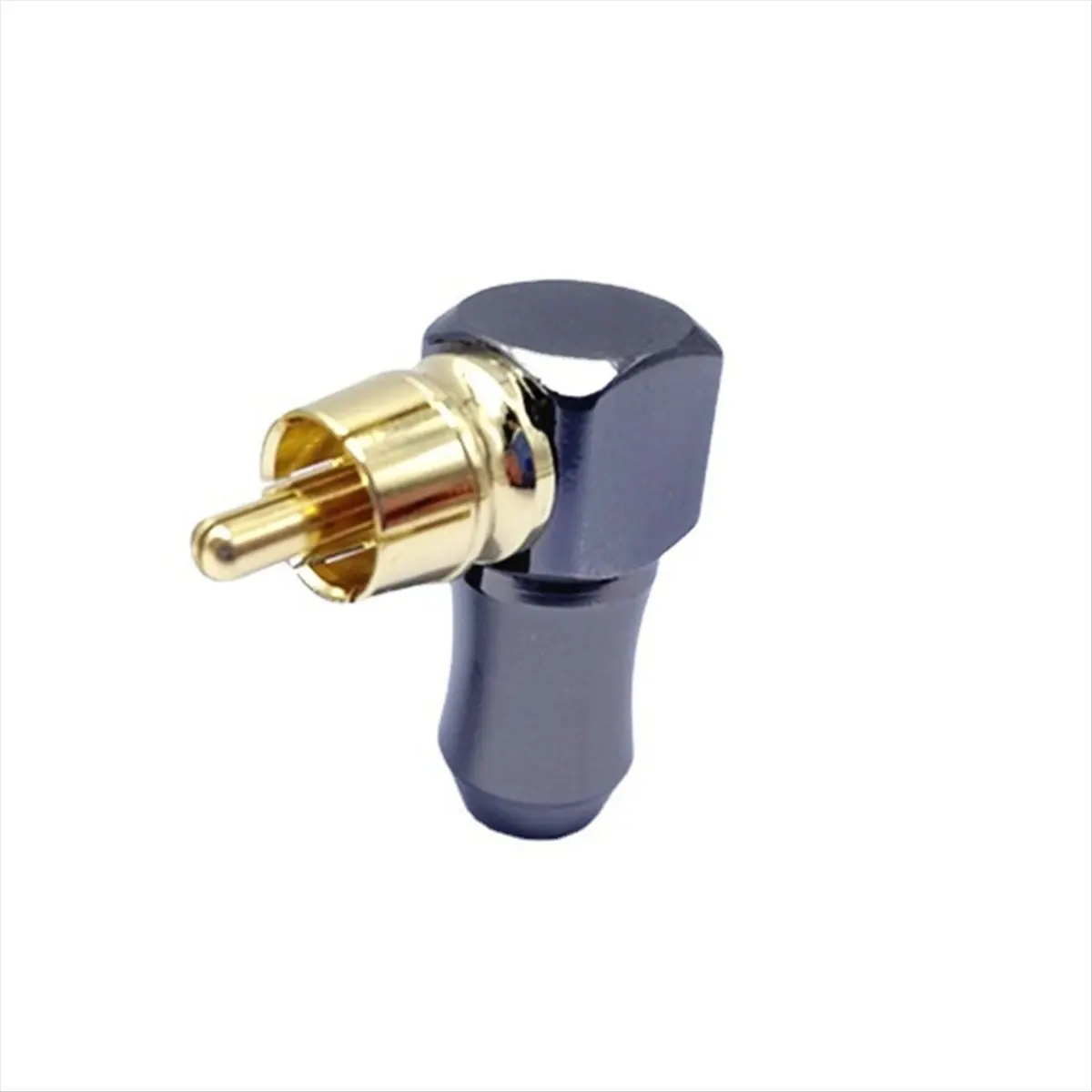 【Shop Now Y24A】 6Pcs Connector Audio Plug Male 90 Degree Right Angle Elbow Speaker Terminal Conector for Soldering Video Cable