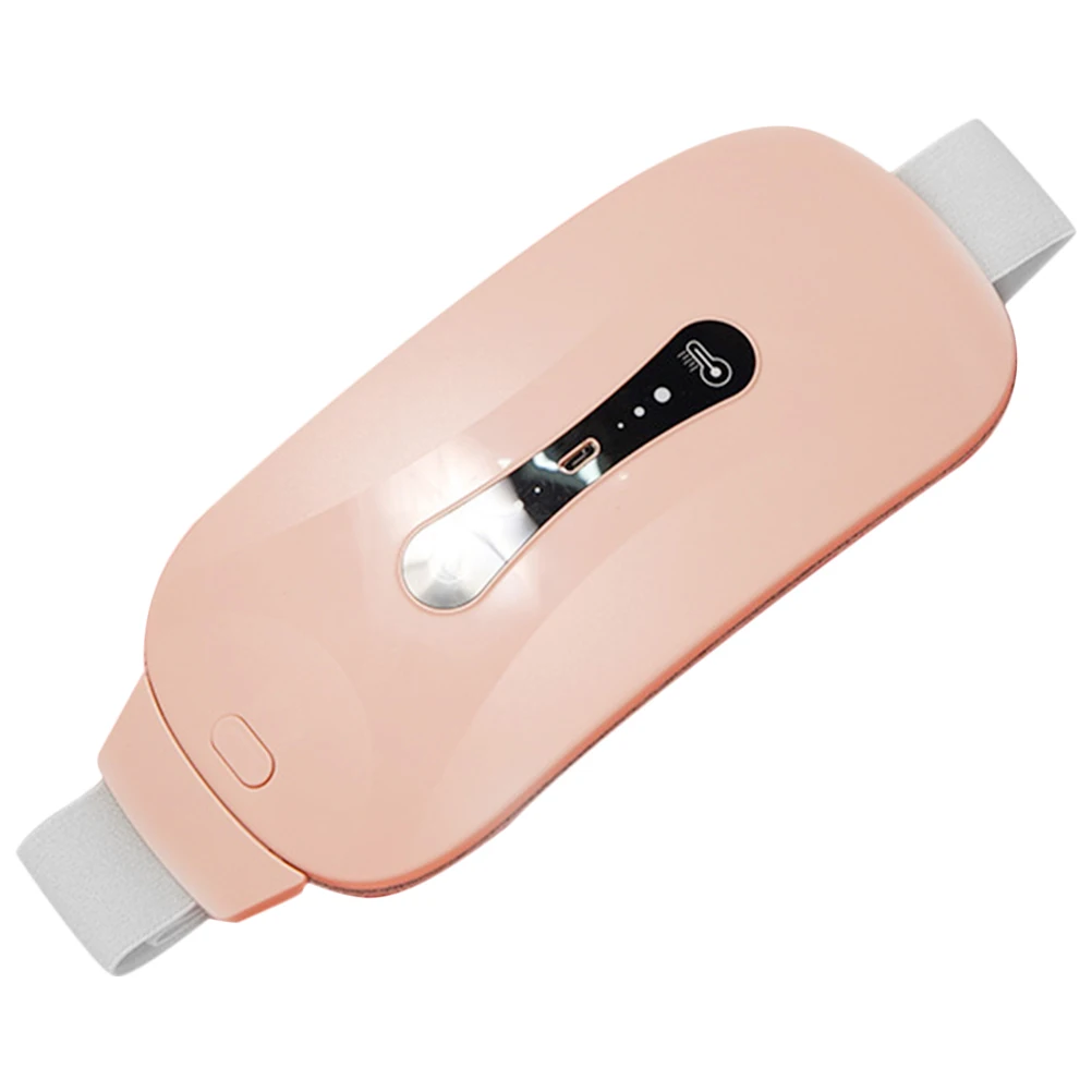 

Massage Fever Belt Pink Pad for Cramps Menstrual Wireless Temperature Adjustment Massage Mode Belly Waist