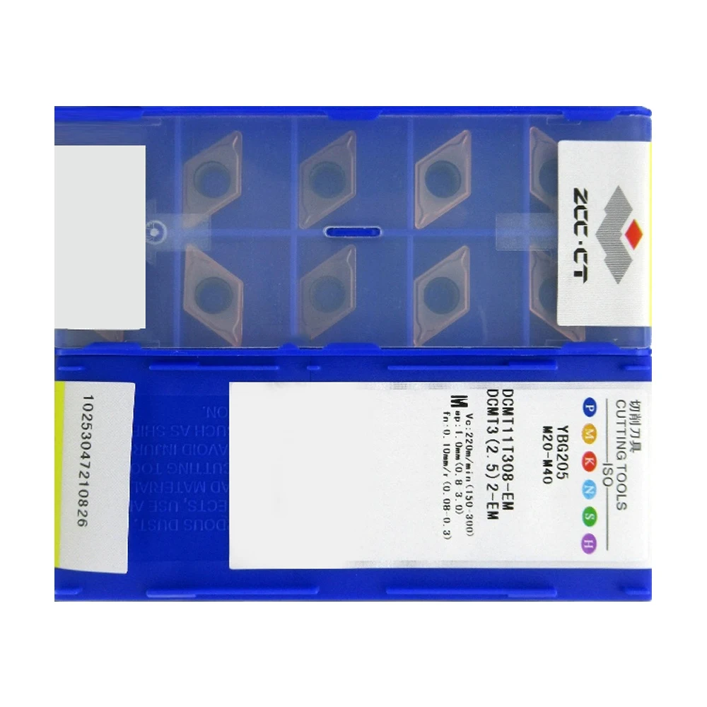 

HUAZHICHUN DCMT11T308-EM YBG205 Carbide CNC Lathe Thread Turning Inserts For Thread Turning Toolholder