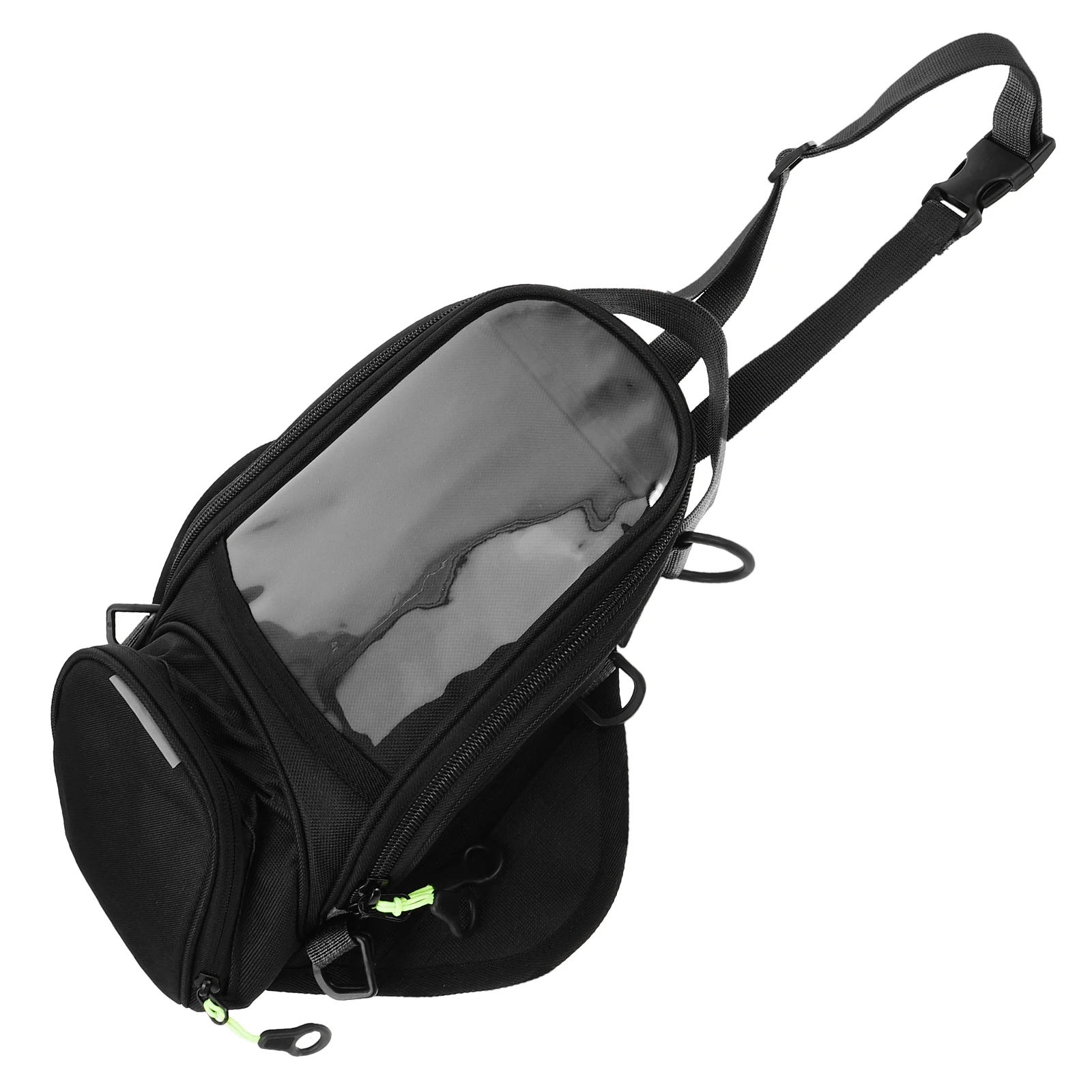

Motorcycle Fuel Tank Bag Transparent Pocket for Gas Atv Bags Back Seat Heavy Duty Pouch Spacious Oxford Splashproof Wear