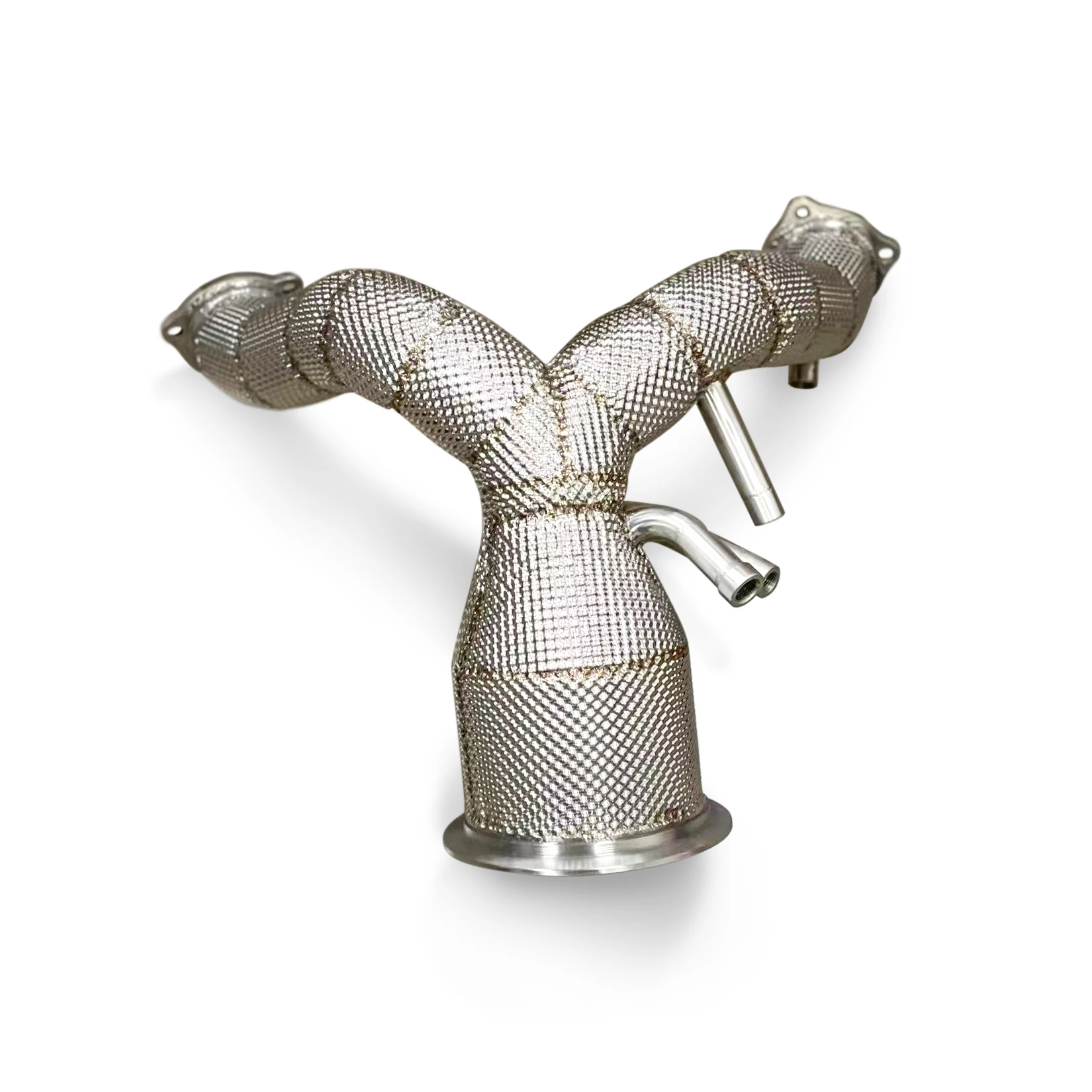 

Подходит для Audi Q8 3.0T 2021-2024, теплозащитный экран из нержавеющей стали, водосточная труба, с катализатором OPF/DPF, уличная выхлопная труба для кошек