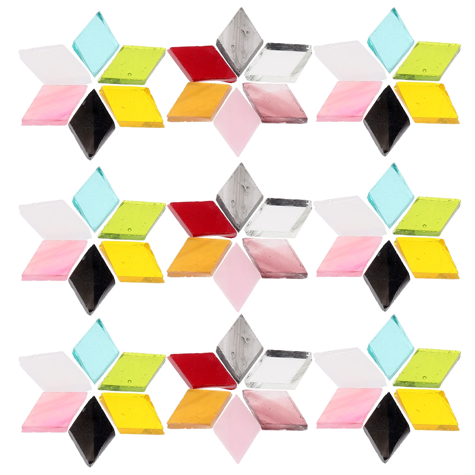 

Glass Mosaic Tiles for Crafts Decorative Small Mosaic DIY Art Supplies Colorful Delicate Pieces Home Decor Tiles
