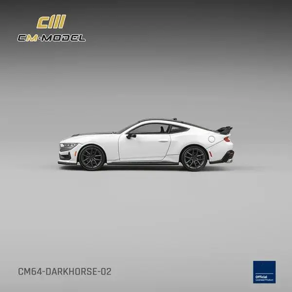Pre-Order CM 1/64 for Mustang MK7 S650 Darkhorse Oxford White CM64-Darkhorse-02 Limited Diecast Model Car Collection view 4