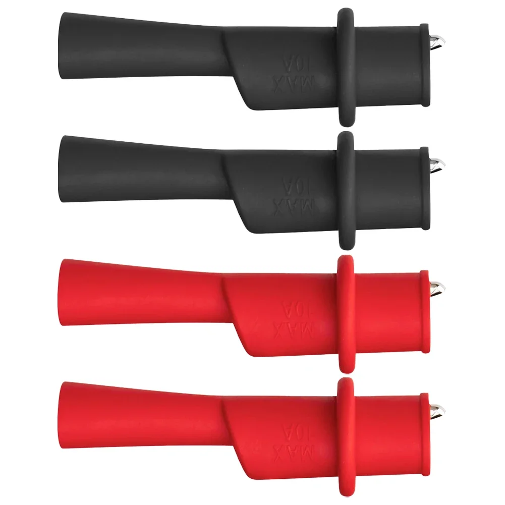 Multifunctional Crocodile Clip Circuit Clip Plug Range Suitable Test Voltage Convenient Current Insulation Sheath