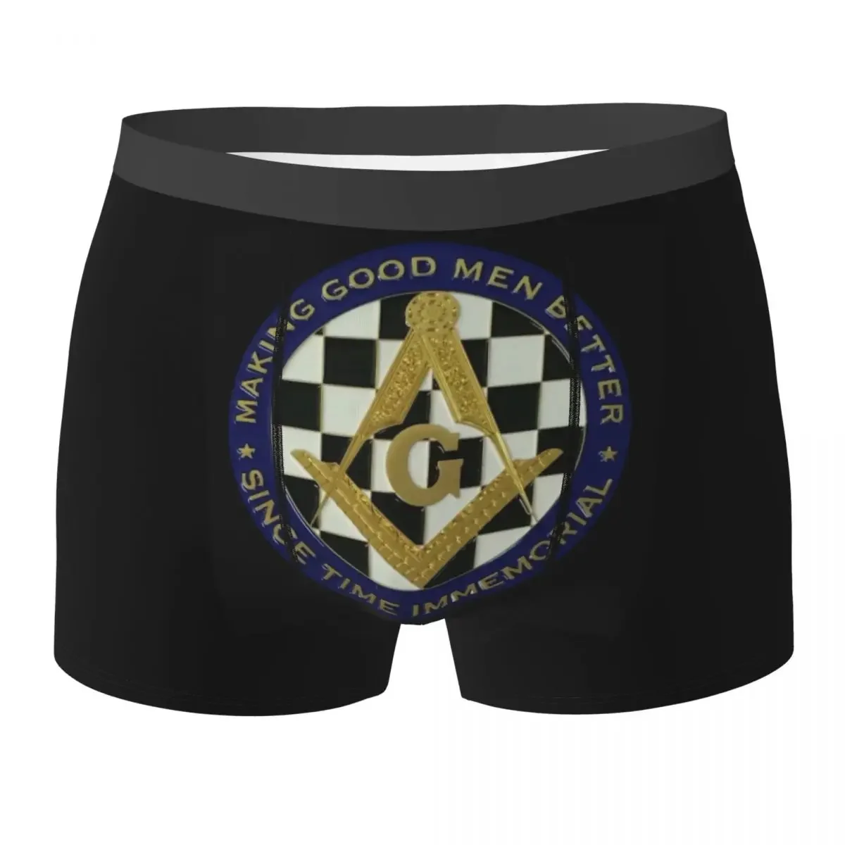 Sexy Boxer Freemason Making Good Men Better Panties Briefs Men's Underwear Immemorial Breathable Underpants For Male S-XXL