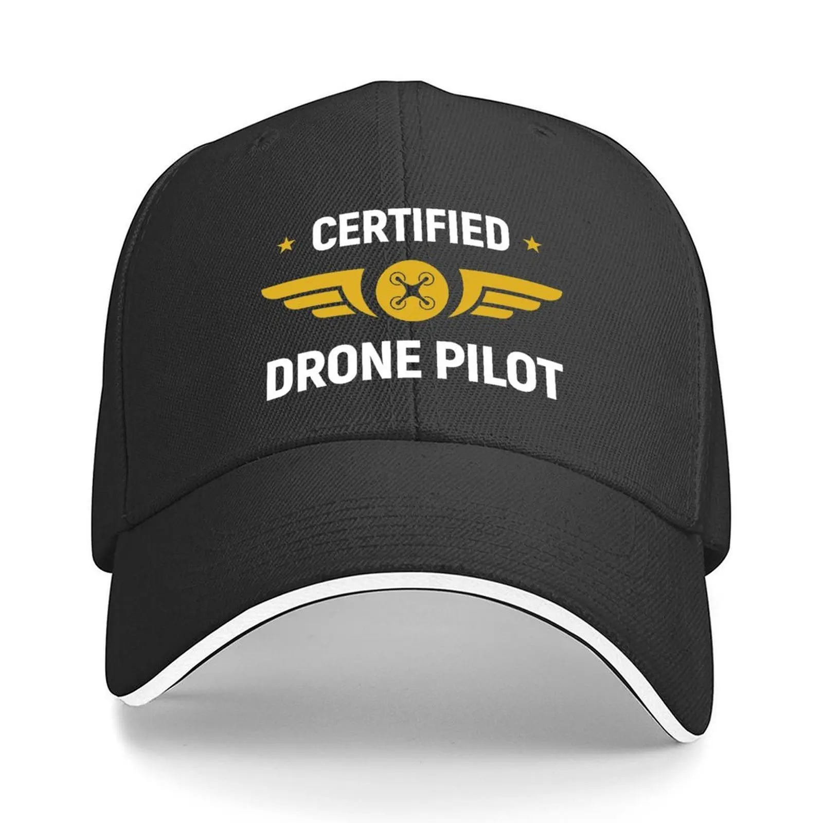 

Сертифицированная бейсболка Drone Pilot, шляпа большого размера, модная пляжная уличная кепка для регби, кепки для женщин и мужчин