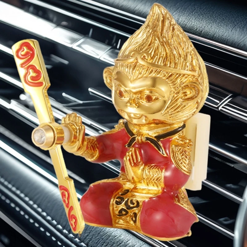 Car Scent Car Air Freshener Clip, Monkey Wukong Car Fresheners Vent Clip Long Lasting Air Freshener for Vehicle