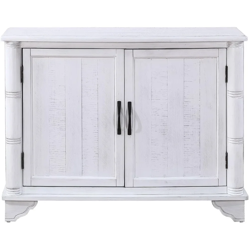 

40" Solid Wood Buffet Storage Cabinet,Vintage Console Table with Adjustable Shelf,Retro Sofa Table with Solid Pine Wood Legs