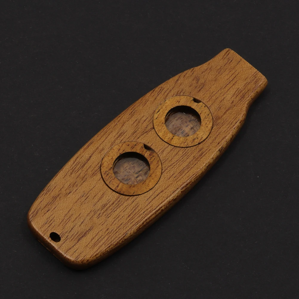 

Wooden Kazoo Flute Dual Hole Professional Musical Instrument For Guitar Performance Portable Resonant Adult Beginner