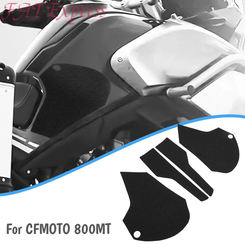 

650 MT Tank Pad Gas Tank Traction Pads For CFMOTO 800MT 650MT 2020 2019 2018 Fuel Tank Side Stickers Knee Grips Protector Decal