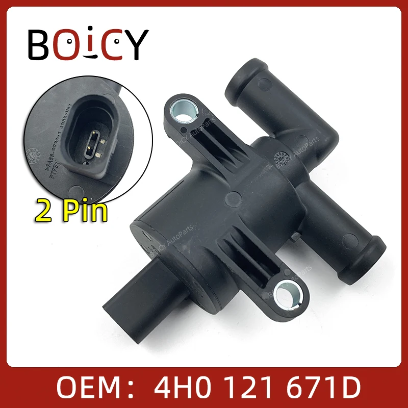 BOICY Heater Control Valve with Plug for Golf Jetta Beetle Touareg Superb Octivia Leon Ateca 4H0121671D 4H0121671B 5Q0906457J