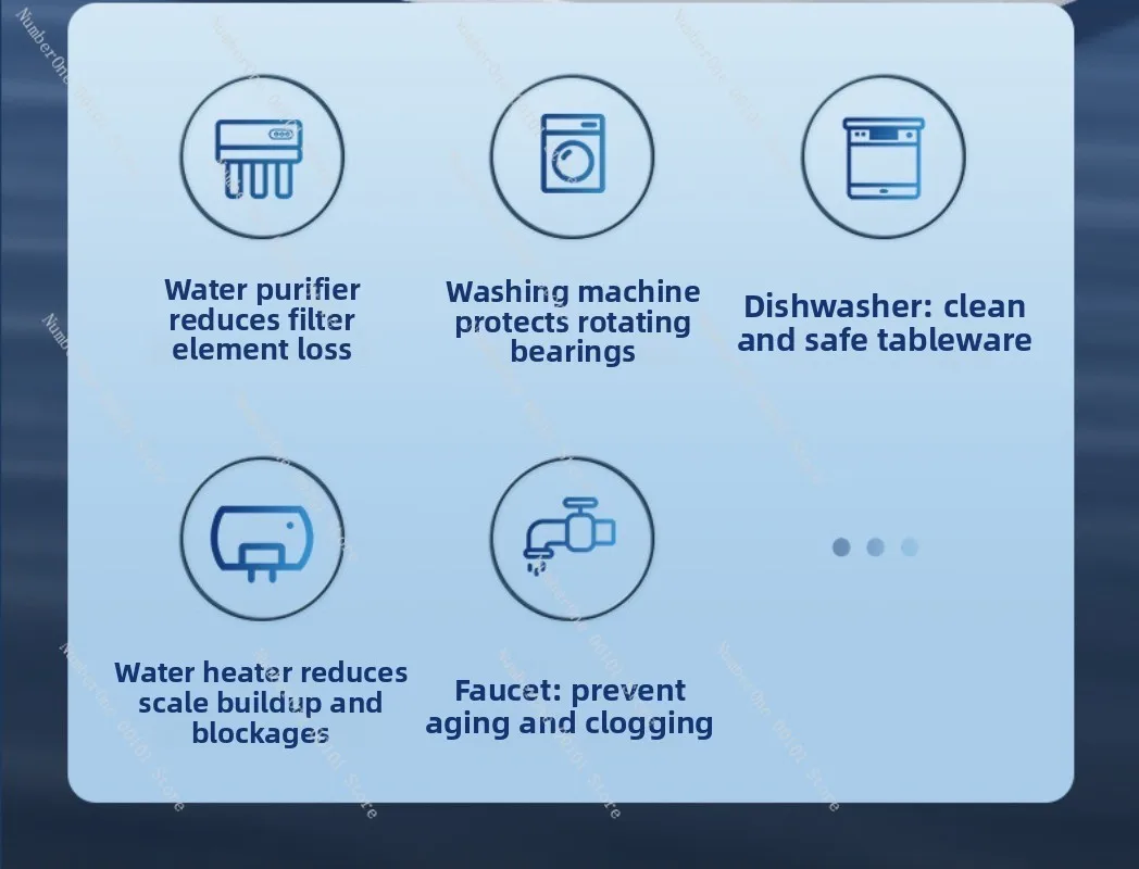Automatic rotary cleaning pre-filter 6T large flow backwash whole house household tap water central water purifier