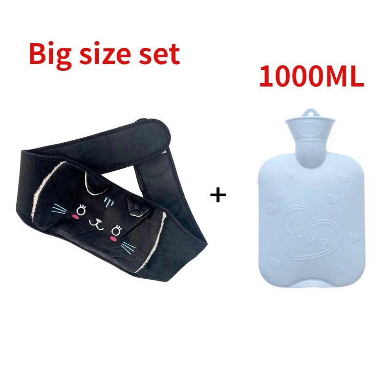 Warm Waist Cover Belt Can Put Hot Water Bottle Bag Warm Pouch Waist Cover Belt Warmer Waist For Winter Woman Abdomen Warmer