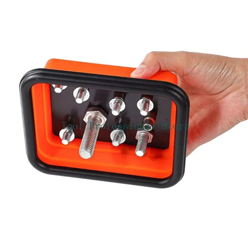 

57QF Silicone Screw Bowl Tool Part Storage Box Plumber Carpenters Tool