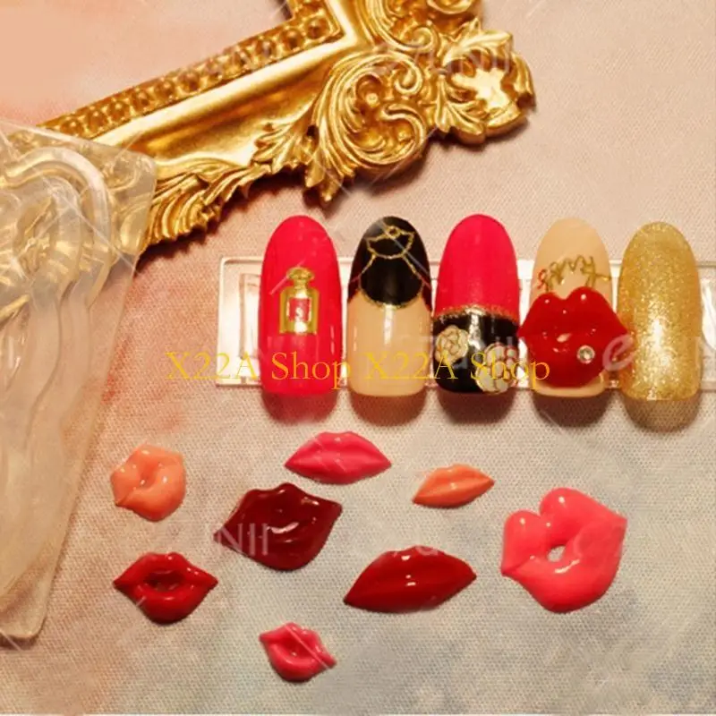 

Unique Lips Shaped Art Silicone Lips Mold Resin Casting Mould Template Resin