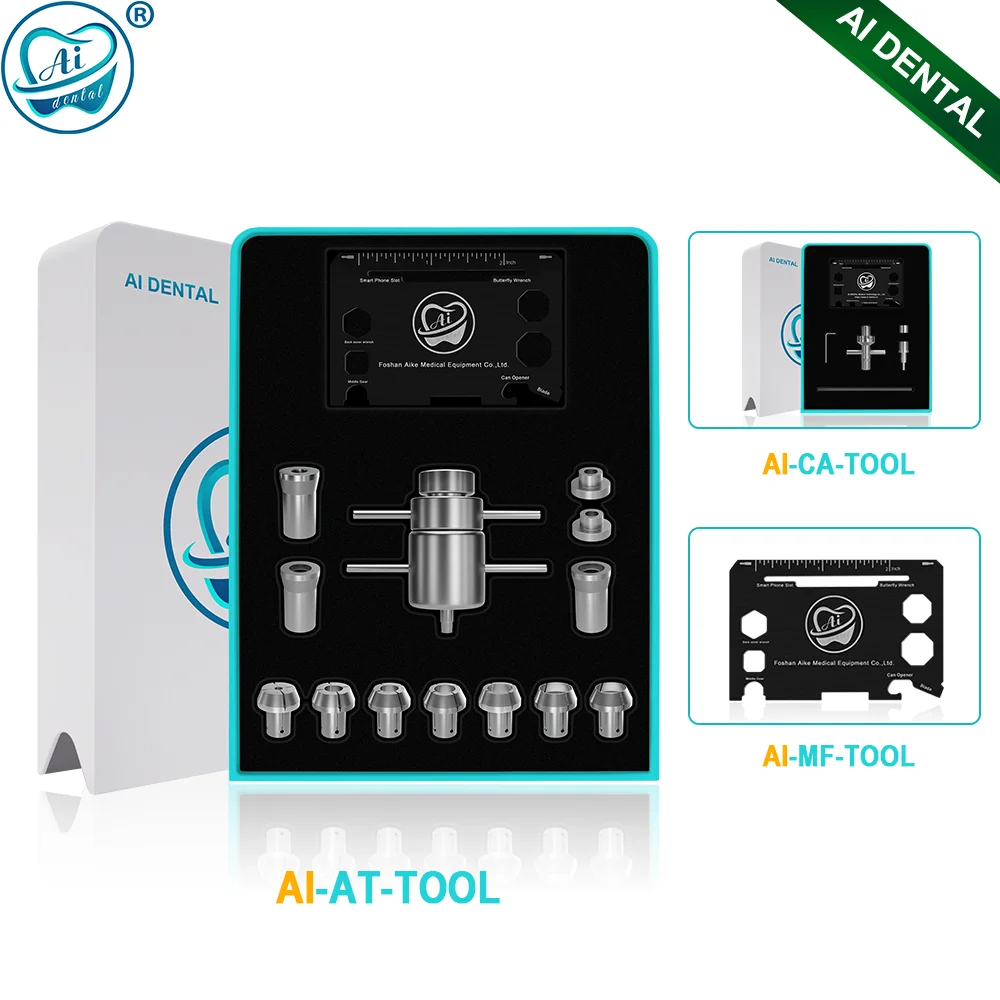 

Dental Disassembly Repair Kit AI-CA-TOOL for Low Speed Contra Angle Handpiece AI-AT-TOOL for High Speed Air Turbine Handpiece